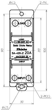 SA-420-Z External dimensions