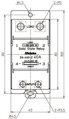 SA-440-Z External dimensions