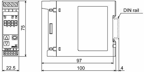 SIF-400 External dimensions