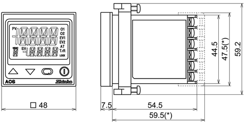 ACS-13A External dimensions