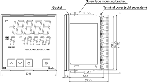 BCD2 External dimensions