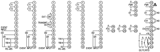 BCR2_BCD2 Terminal arrangement