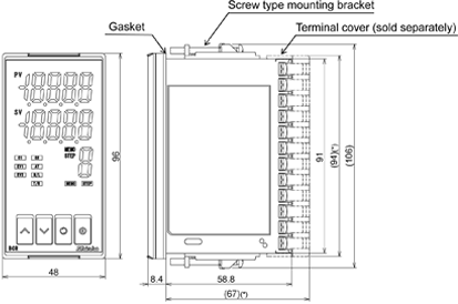 BCR2 External dimensions