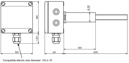 DSD-101-CO2 Dimension