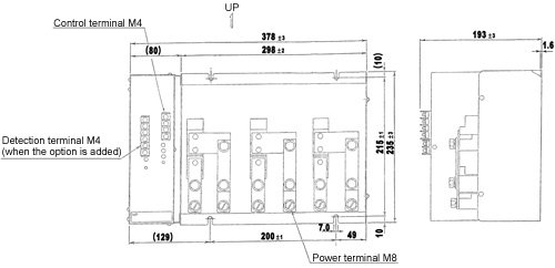 PA-2100-H3 External dimensions