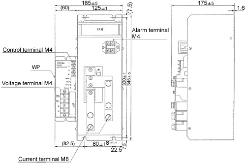 PA-2150-H External dimensions