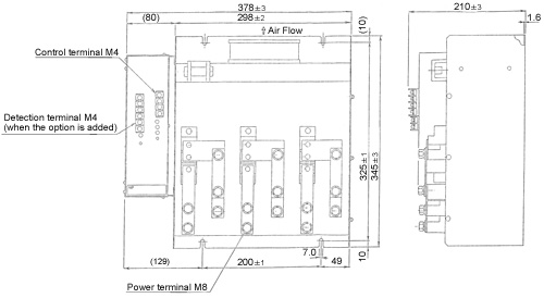 PA-2150-H3 External dimensions