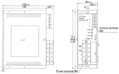 PA-215-H_PA-230-H External dimensions