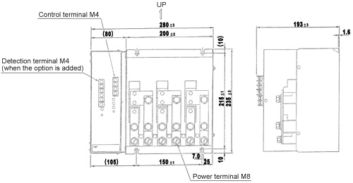 PA-260-H3 External dimensions