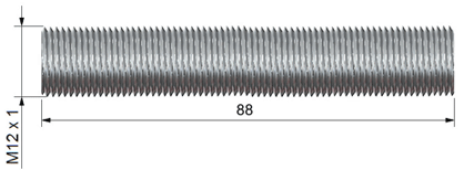 RD-675-HM Sighting tube - 88 mm (AST88APA) External dimensions