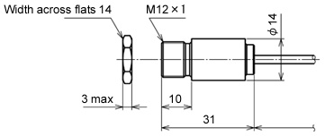 RD-715-HA Sensing Head External dimension