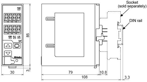 SIF-600 External dimensions