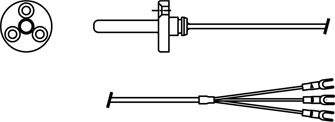 NR型测温电阻_形状参考图